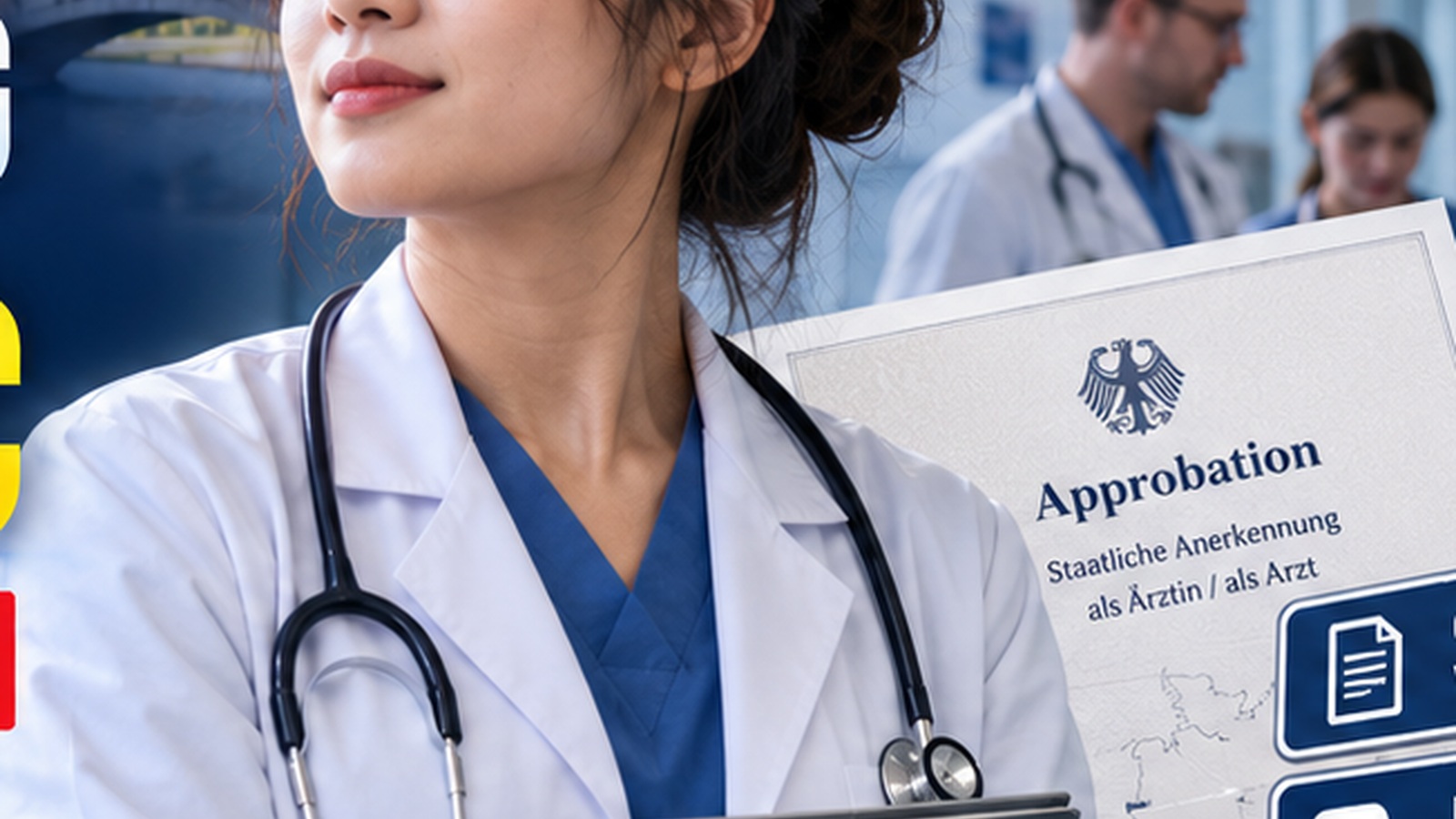 Bác sĩ nước ngoài chuẩn bị tiếng Đức chuyên ngành y và Fachsprachprüfung tại Đức