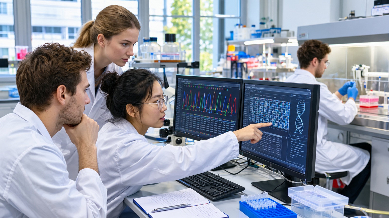Nhóm nghiên cứu công nghệ sinh học phân tích dữ liệu omics và bioinformatics tại Đức