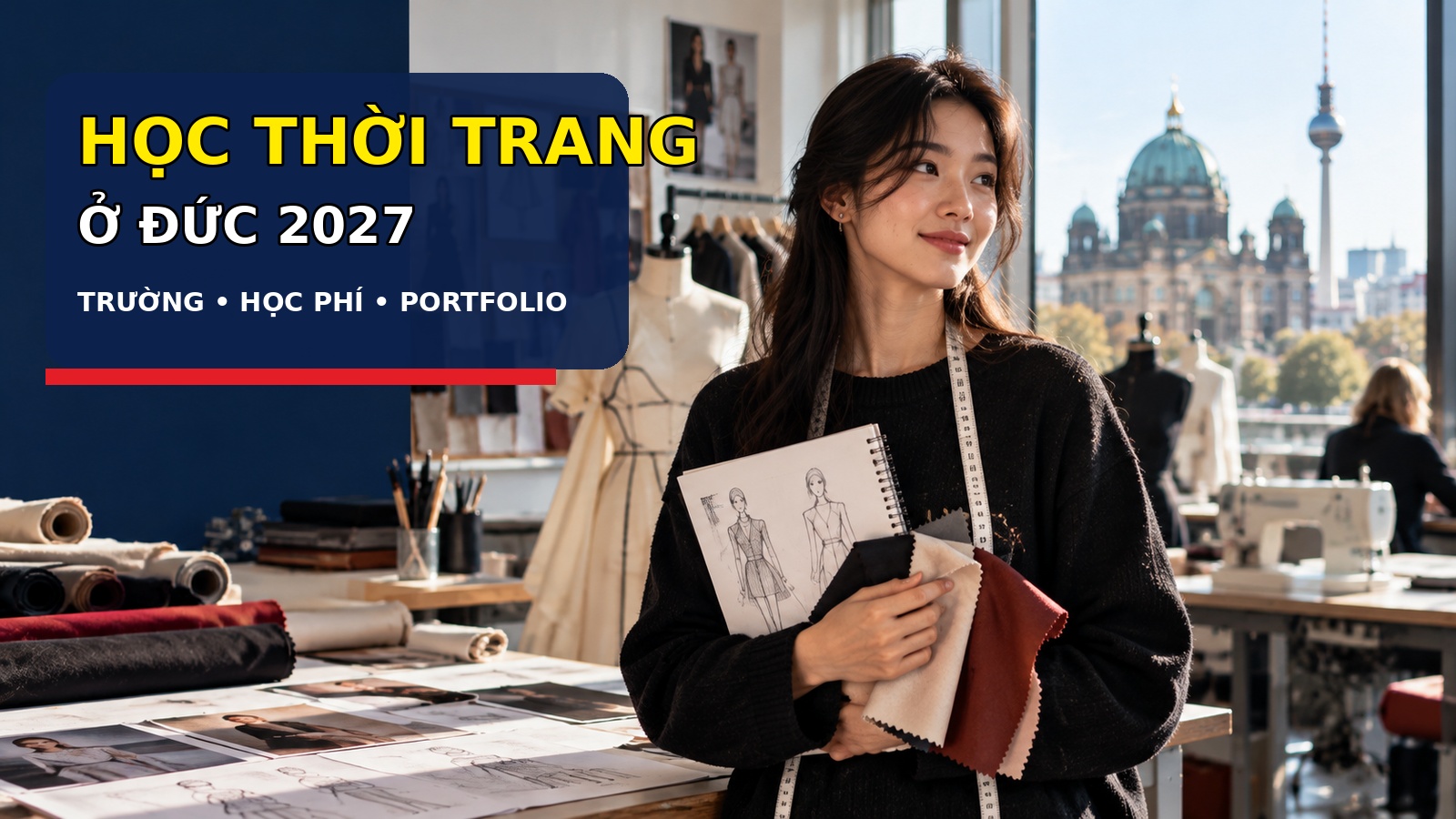 Trường đào tạo thời trang ở Đức 2027: so sánh chương trình, học phí, portfolio và ngôn ngữ