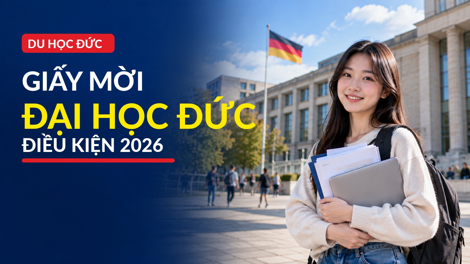 Điều kiện xin giấy mời nhập học Đại học công lập Đức 2026: Checklist hồ sơ