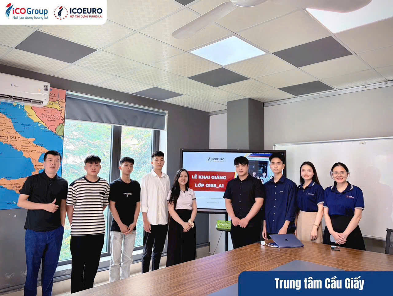 Lễ khai giảng lớp G168_A1 tại Trung tâm Cầu Giấy