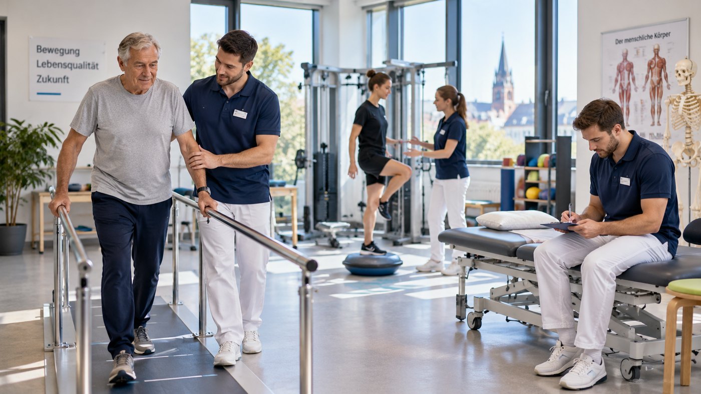 Môi trường làm việc tại trung tâm phục hồi chức năng và vật lý trị liệu ở Đức