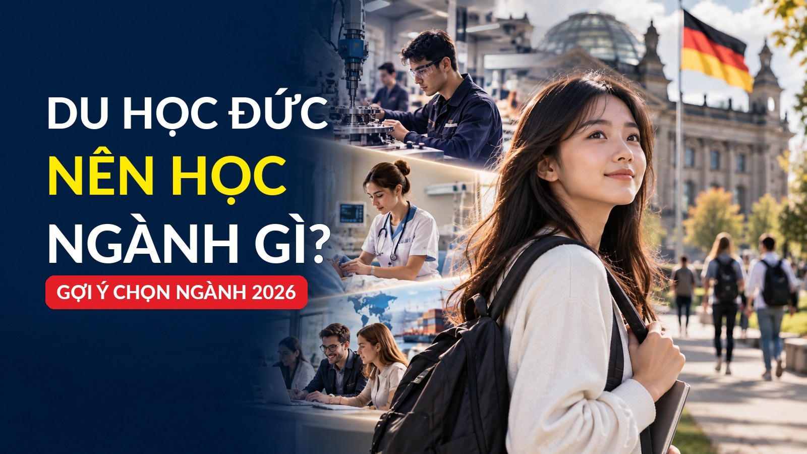 Du học Đức nên học ngành gì? 8 nhóm ngành đáng cân nhắc năm 2026
