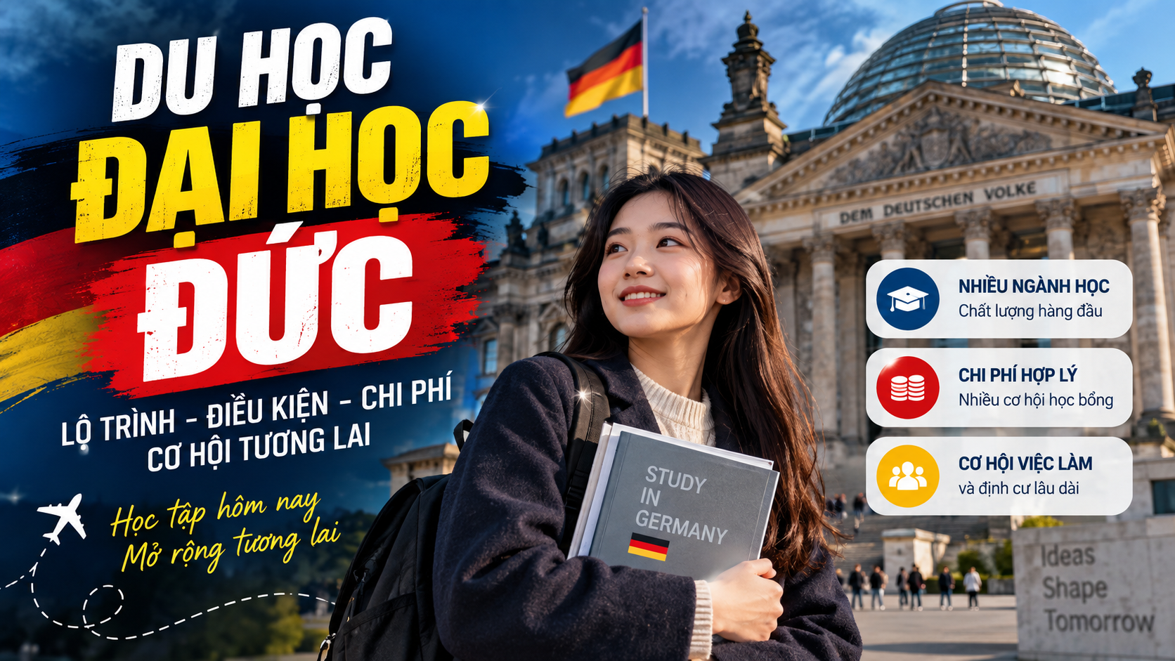 Du học Đại học Đức 2026: Điều kiện, lộ trình, chi phí và cách chọn trường