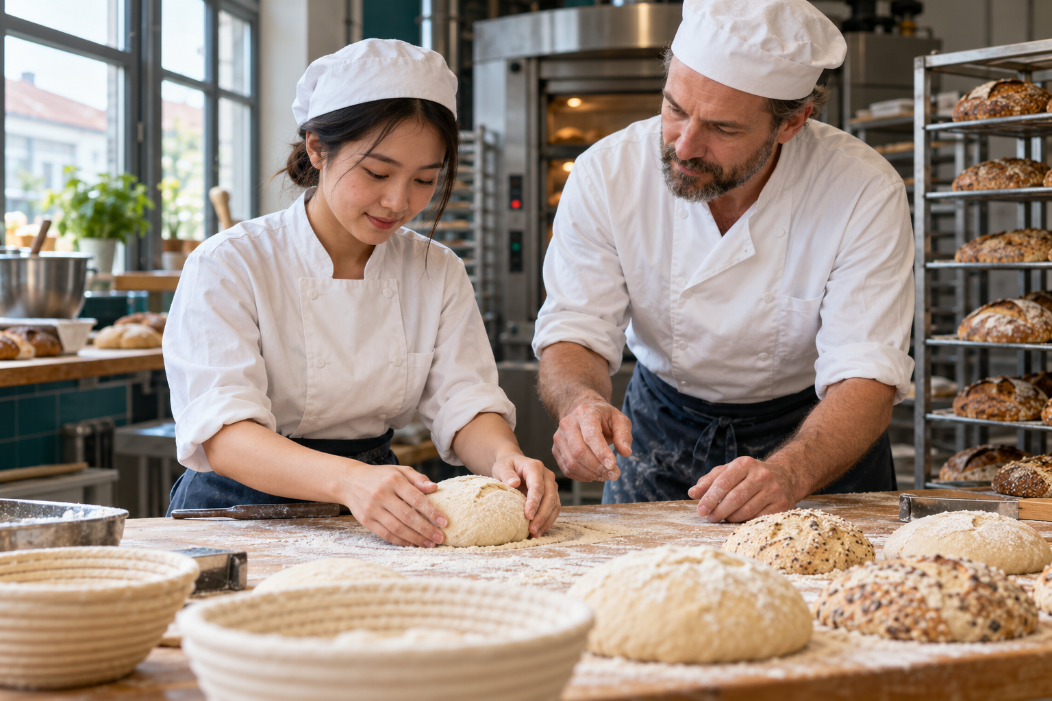 Du học nghề làm bánh Đức: học Bäcker, điều kiện và cuộc sống trong xưởng bánh
