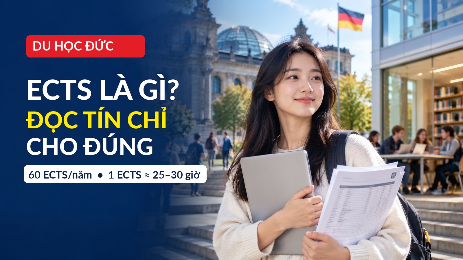 ECTS là gì? Cách tính tín chỉ khi du học Đức
