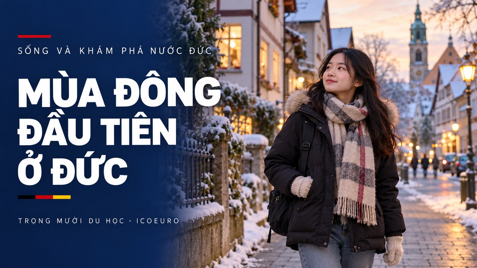 Mùa đông đầu tiên ở Đức: chuẩn bị đồ dùng, nhà ở và nhịp sống