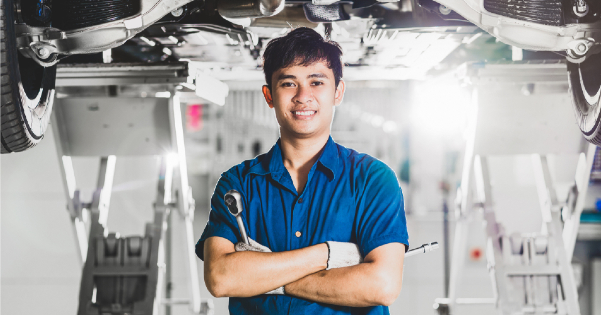 Hình minh họa người lao động trong môi trường kỹ thuật