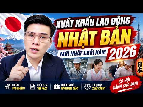 Xuất khẩu lao động Nhật Bản cuối năm 2026