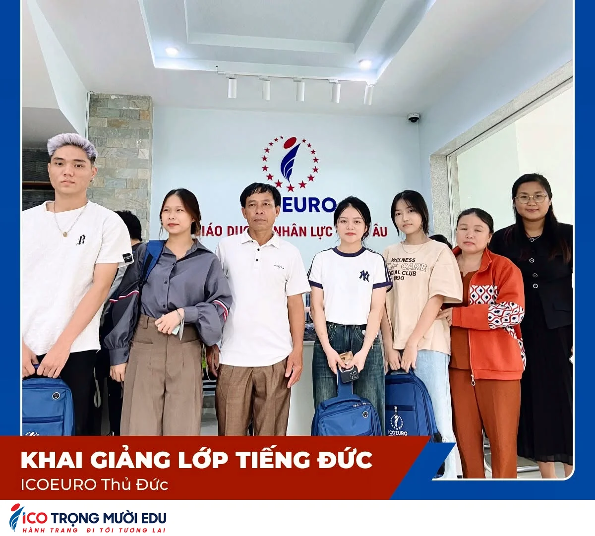 Hình ảnh lớp học và trung tâm Trọng Mười Edu/ICOEURO
