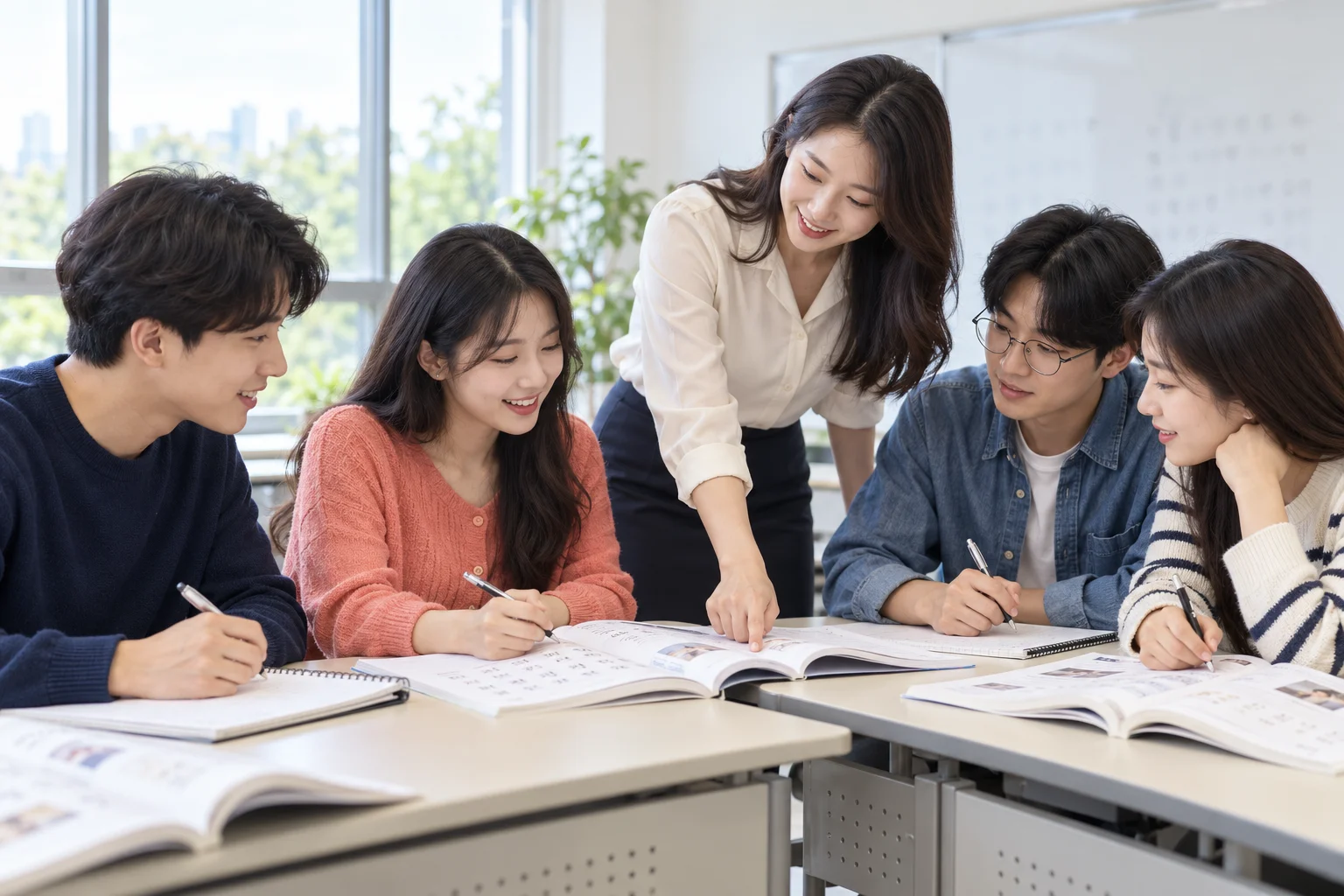 Minh họa học tiếng hàn tại Hàn Quốc