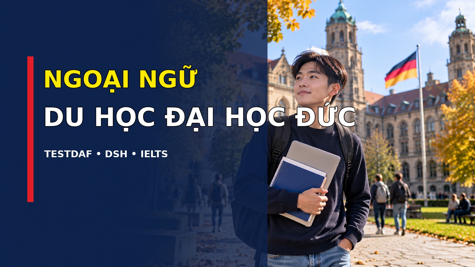 Điều kiện ngoại ngữ du học Đại học Đức 2026: tiếng Đức, IELTS và chứng chỉ