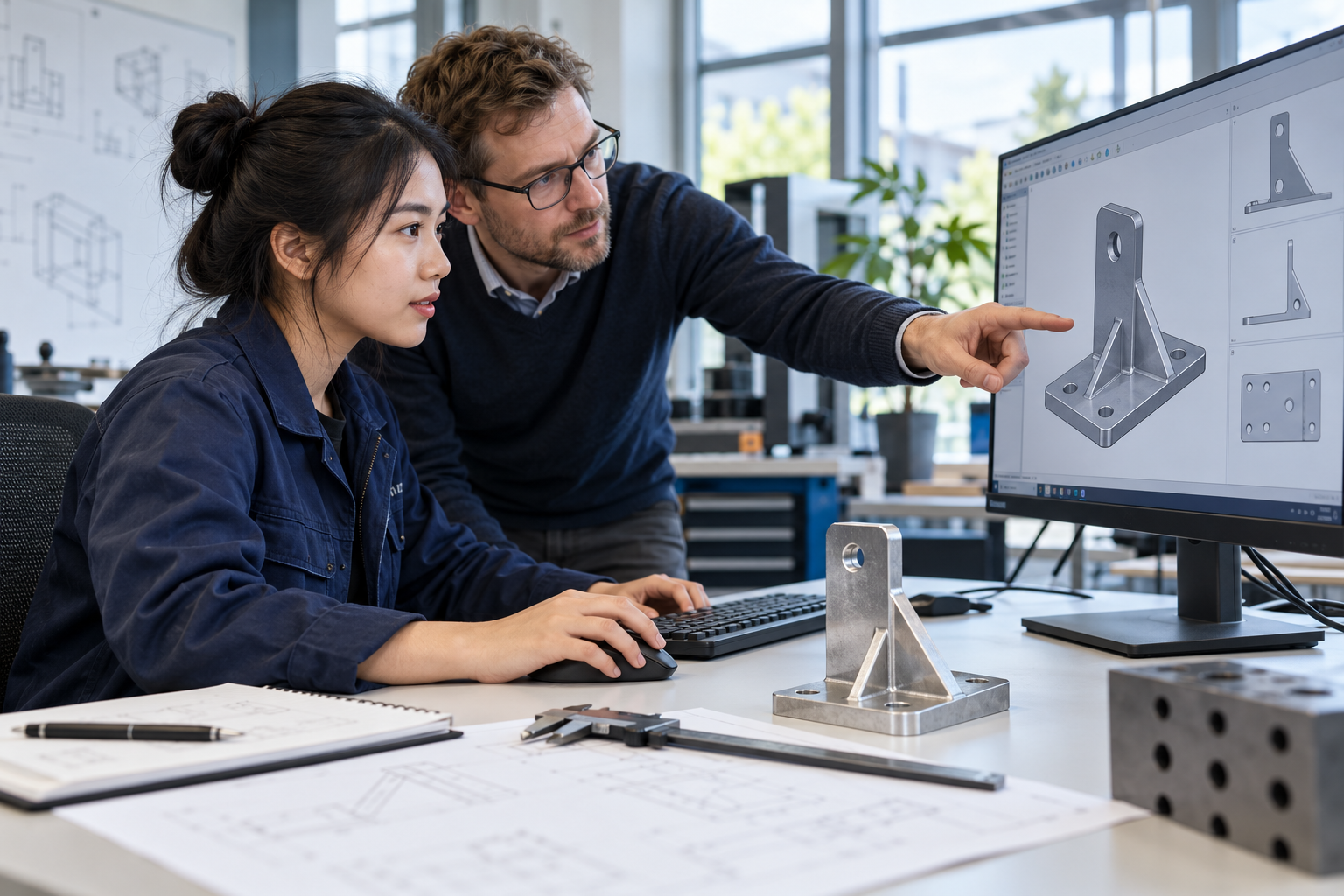 Du học nghề thiết kế sản phẩm kỹ thuật Đức: học CAD và chọn đúng chuyên ngành