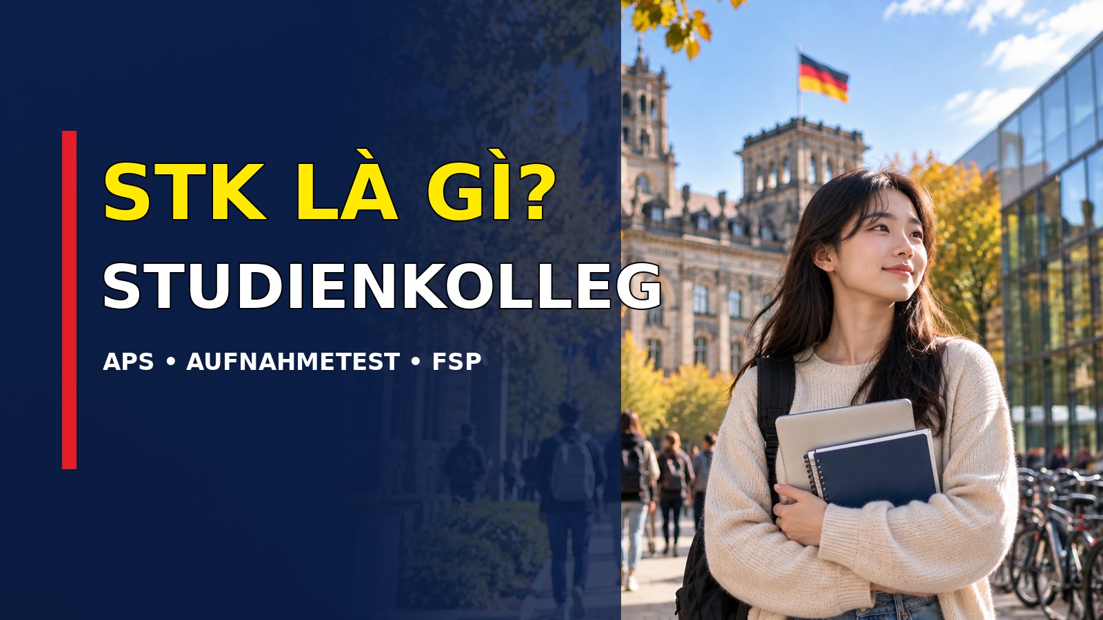 STK là gì? Studienkolleg Đức 2026: Điều kiện, khối học, Aufnahmetest và FSP