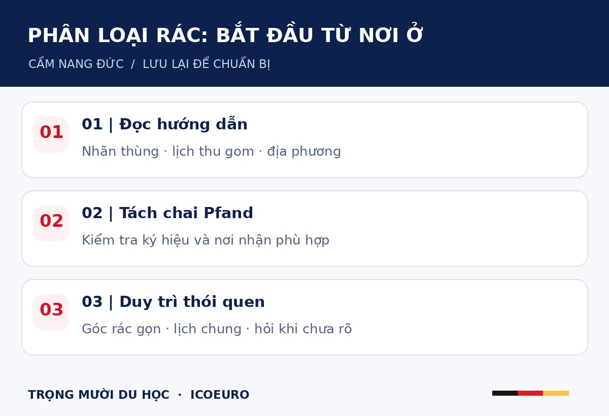 PHÂN LOẠI RÁC: BẮT ĐẦU TỪ NƠI Ở