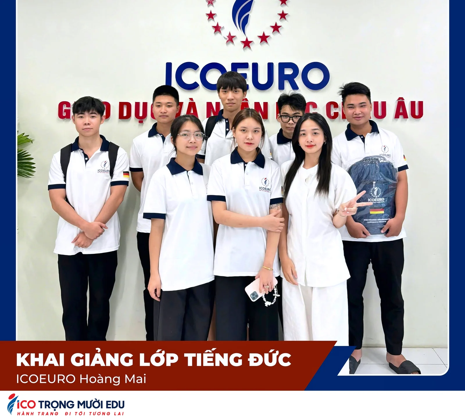 Hình ảnh lớp học và trung tâm Trọng Mười Edu/ICOEURO