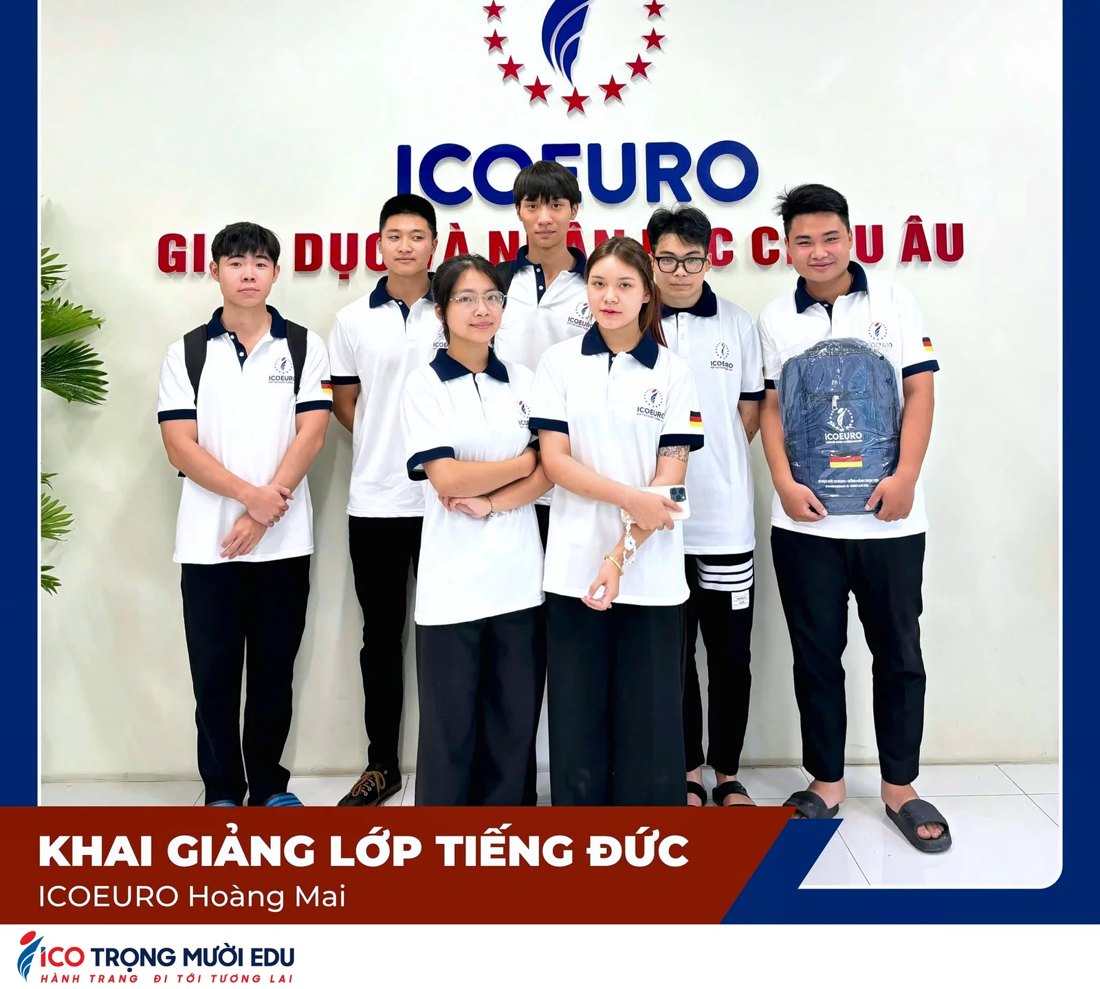 Hình ảnh lớp học và trung tâm Trọng Mười Edu/ICOEURO
