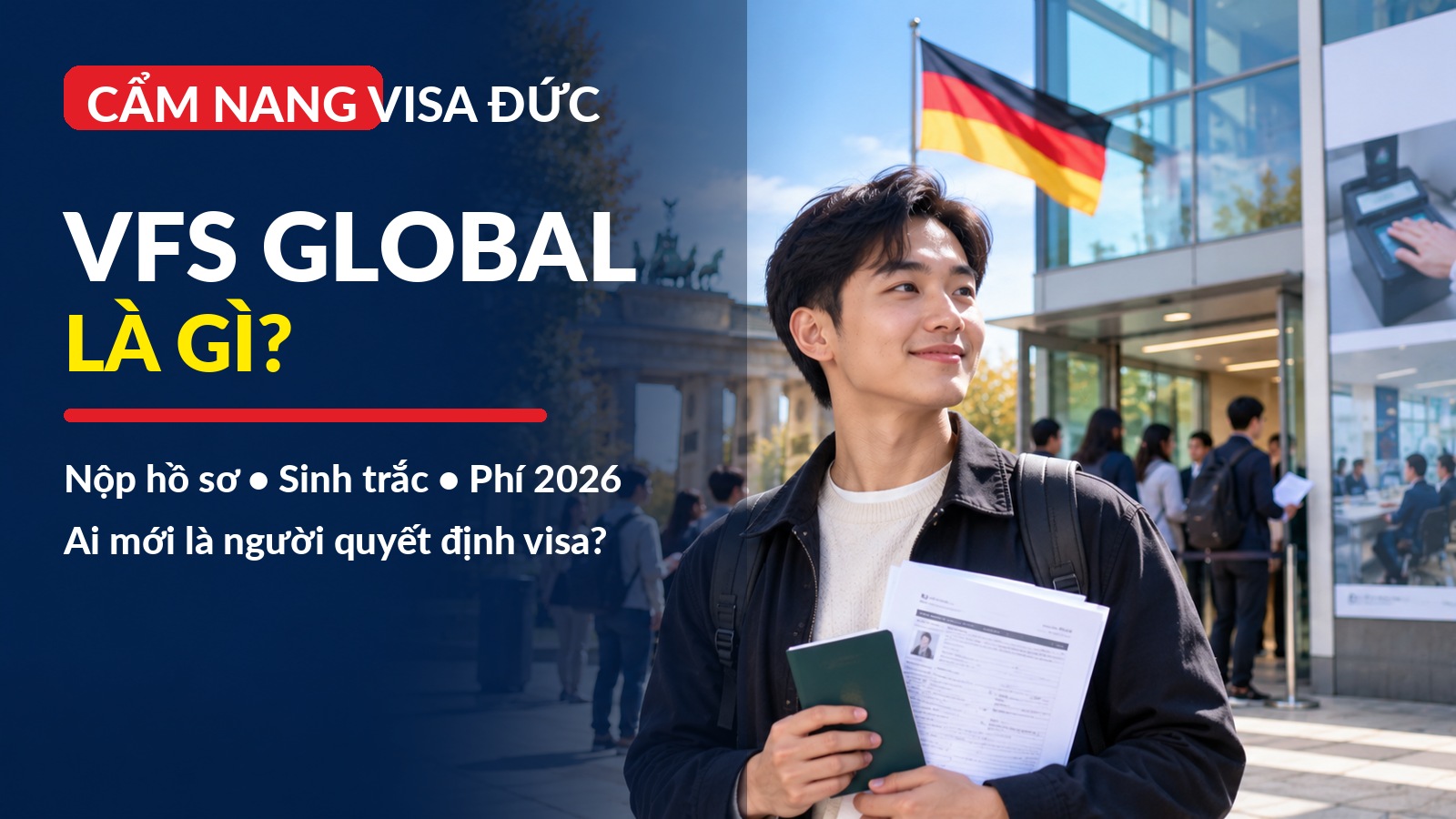 VFS Global là gì? Quy trình nộp visa Đức và phí 2026
