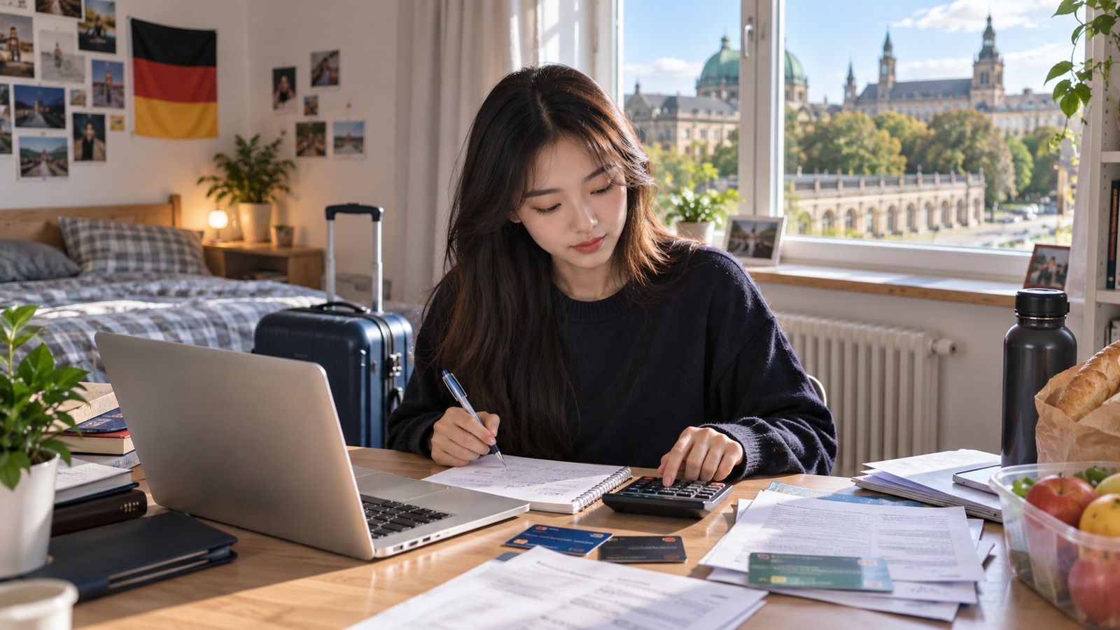 Sinh viên lập ngân sách chi phí sinh hoạt khi du học Đức
