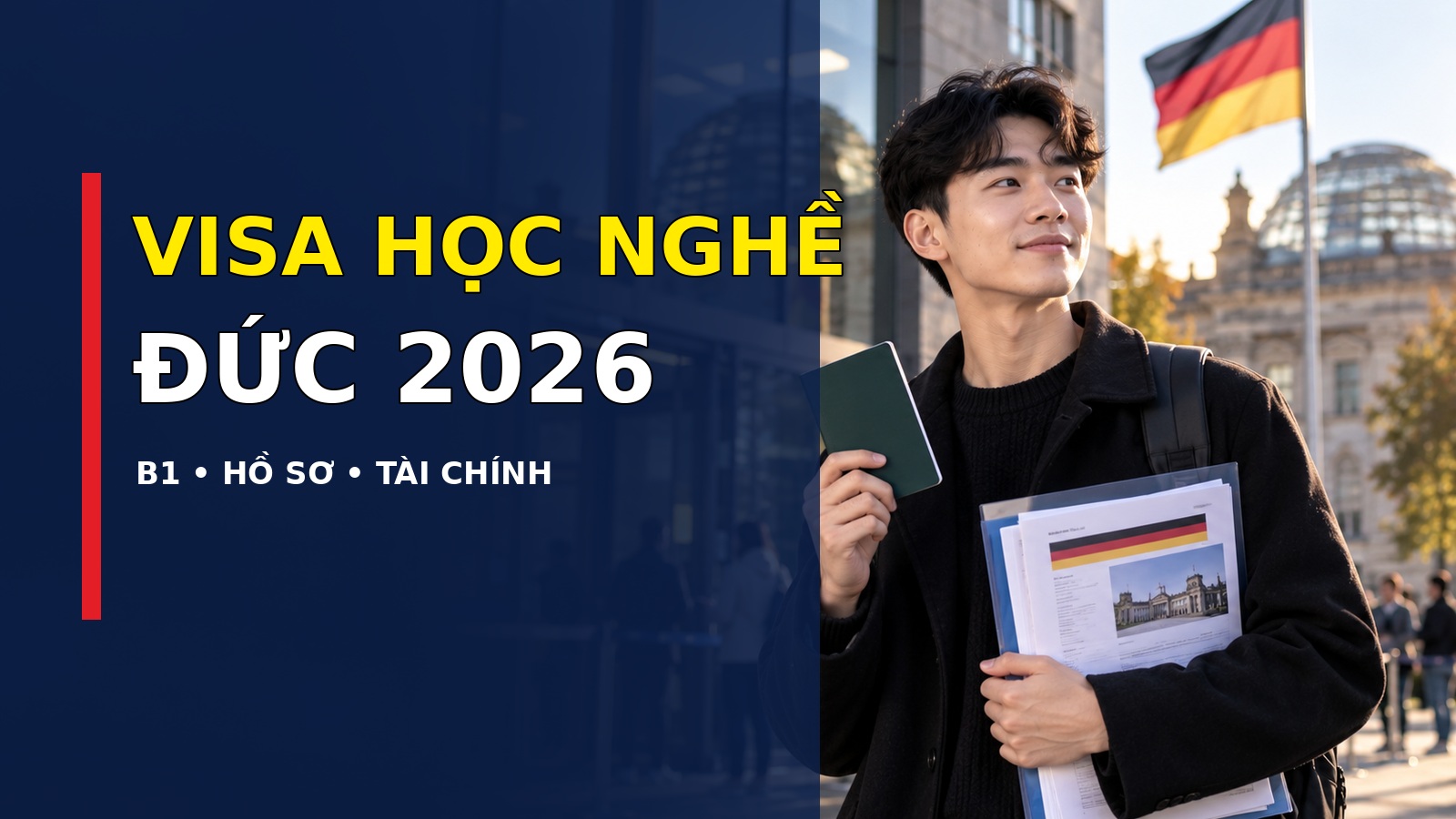 Visa du học nghề Đức 2026: Điều kiện, hồ sơ, tài chính và quy trình VFS