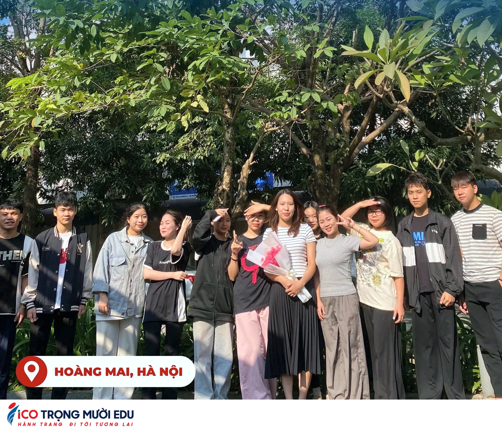Hình ảnh hoạt động học viên tại Trọng Mười Edu/ICOEURO