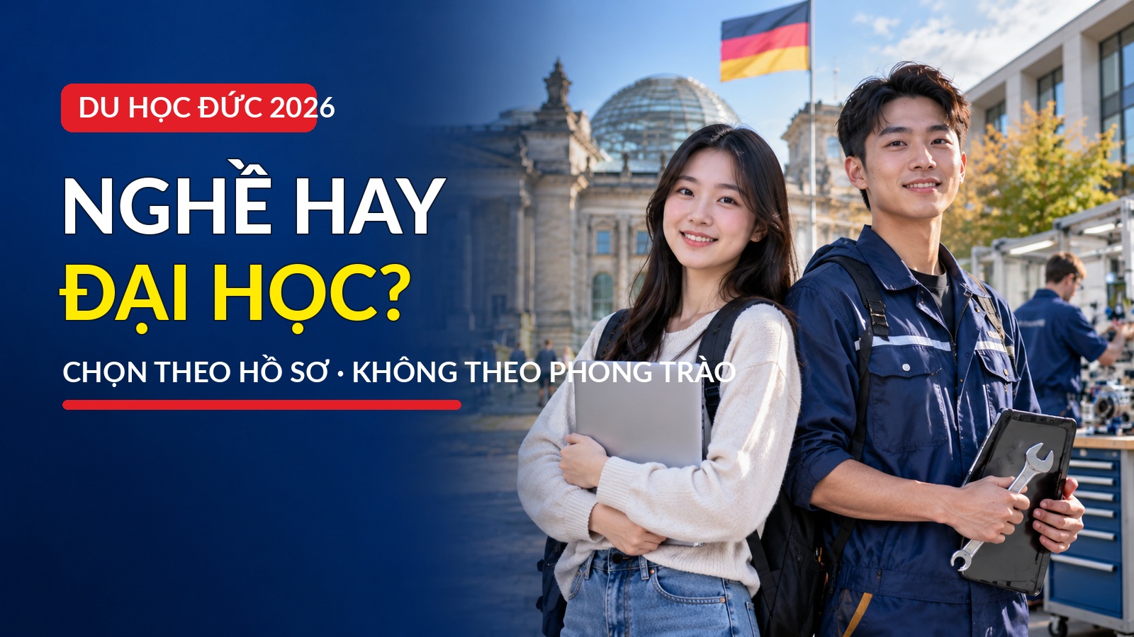 Du học nghề hay Đại học Đức 2026? So sánh để chọn đúng