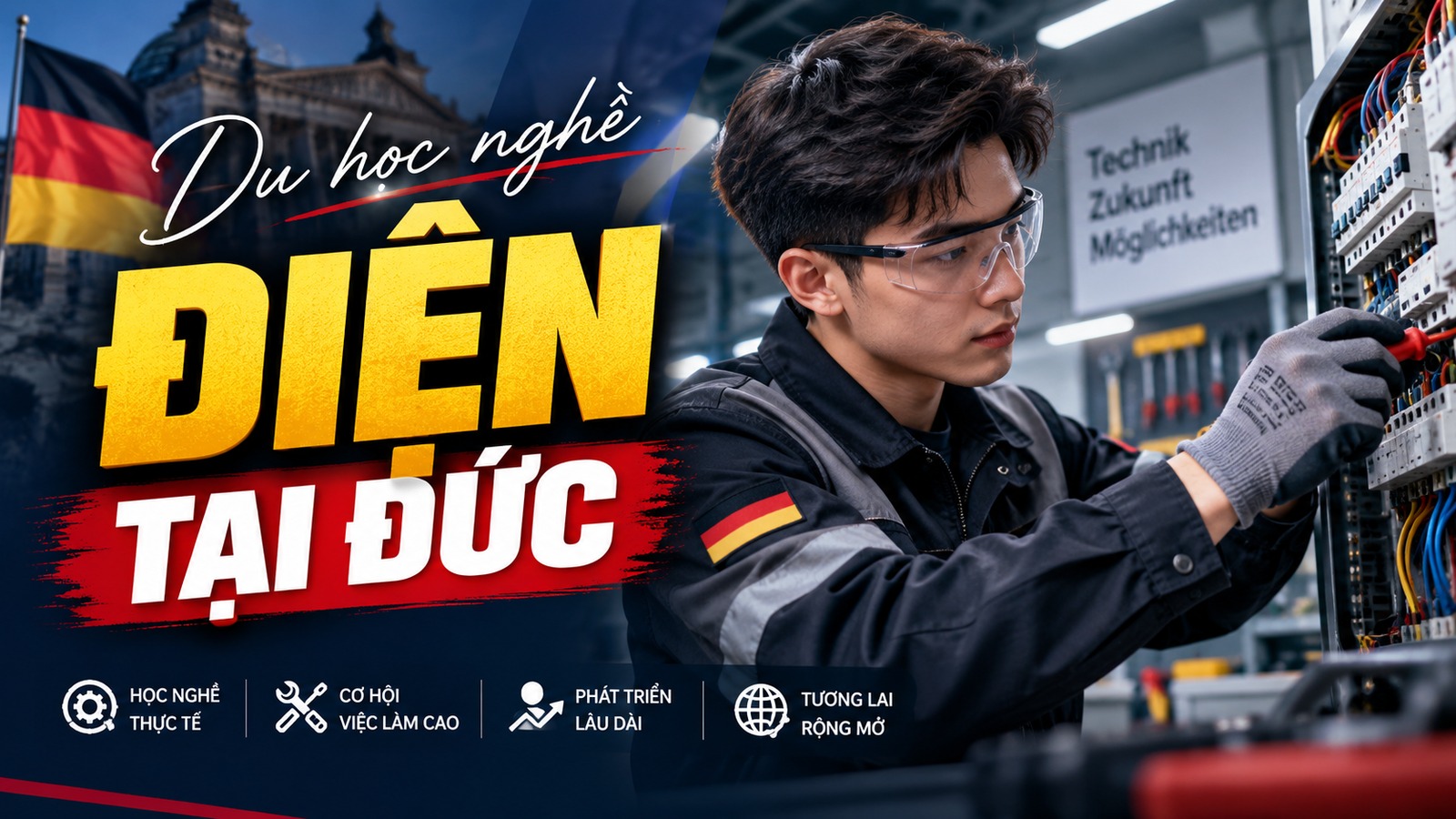 Du học nghề điện tại Đức: ngành học, lương Ausbildung, điều kiện và lộ trình