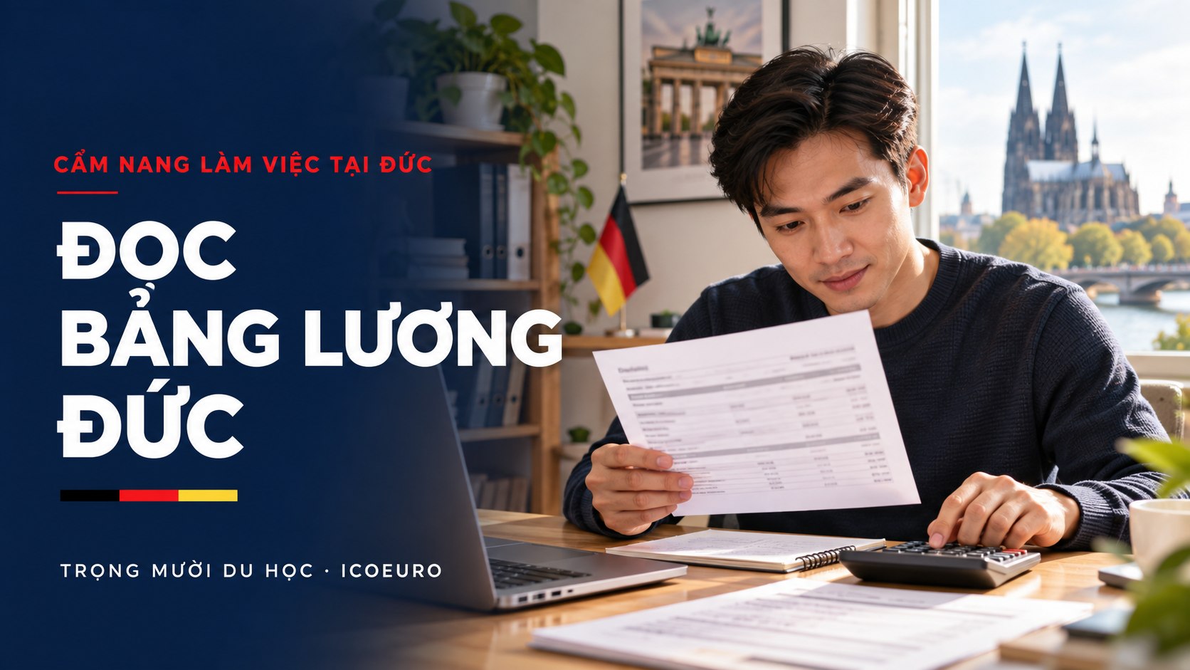 Đọc bảng lương Đức: Brutto, Netto và các khoản khấu trừ