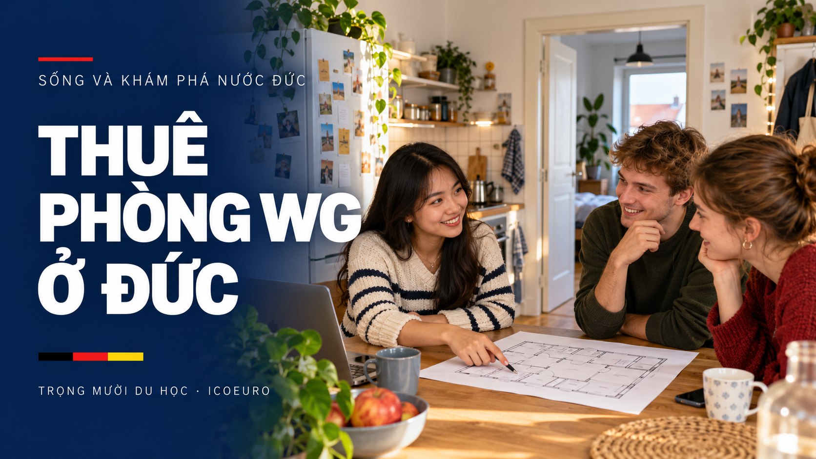Thuê phòng WG ở Đức: hợp đồng, tiền cọc, chi phí và cách sống chung